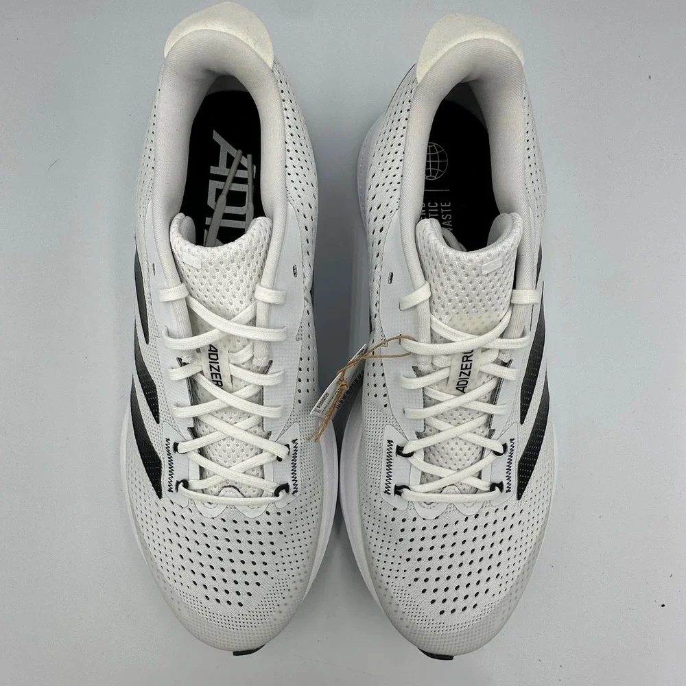 Adidas Adizero SL Running Shoes Men 9 Cloud White Black HQ1352 Lightstrike PRO